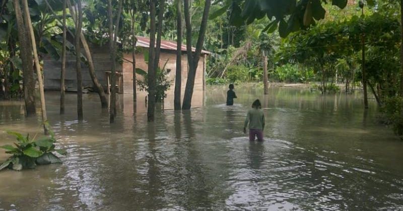 Reportan 180 mil personas afectadas por lluvias