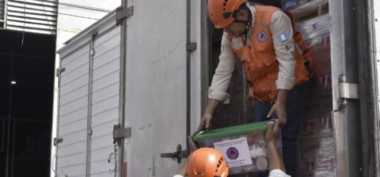 Movilizan ayuda humanitaria a 4 regiones de Guatemala