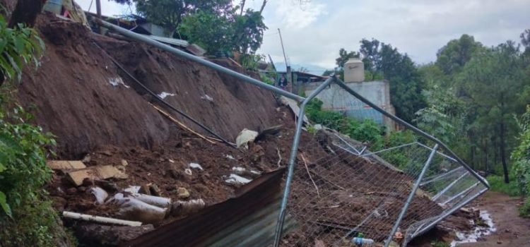 Reportan incidentes por lluvias en diferentes departamentos de Guatemala