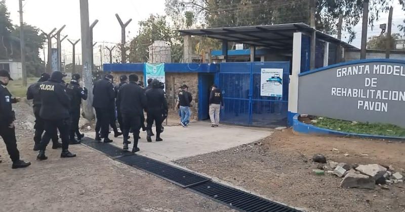 Fuerzas especiales de seguridad realizan requisa sorpresasiva en Granja Modelo de Rehabilitación Pavón