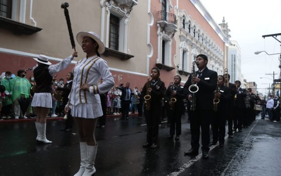 Realizan Primer Festival de Bandas Escolares en conmemoración de la Independencia Patria