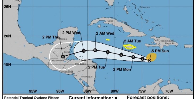 Gobierno anunciará alerta temprana por afectaciones de  Ciclón Tropical #Quince