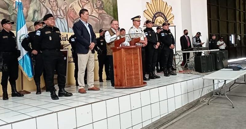 Gobierno de Guatemala lanza Operación Interinstitucional contra la Criminalidad