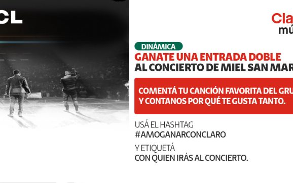 Claro Guatemala te lleva al concierto de Miel San Marcos