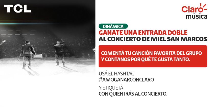 Claro Guatemala te lleva al concierto de Miel San Marcos