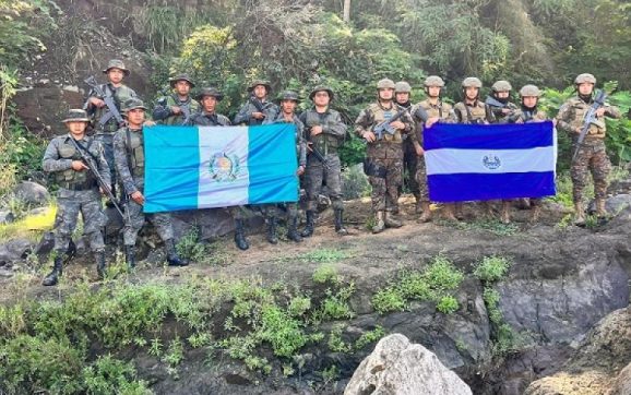 Ejército de Guatemala realizó patrullaje conjunto con las Fuerzas Armadas de El Salvador.