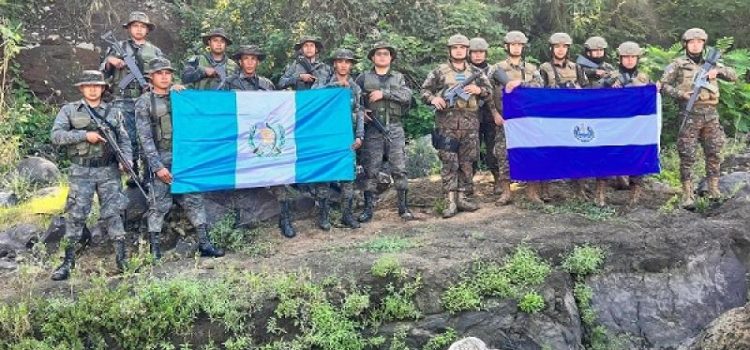 Ejército de Guatemala realizó patrullaje conjunto con las Fuerzas Armadas de El Salvador.