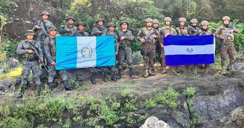 Ejército de Guatemala realizó patrullaje conjunto con las Fuerzas Armadas de El Salvador.