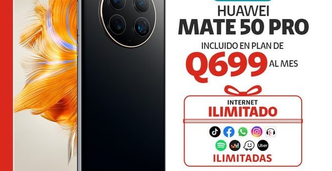 Preordena el Huawei Mate 50 Pro con Claro Guatemala