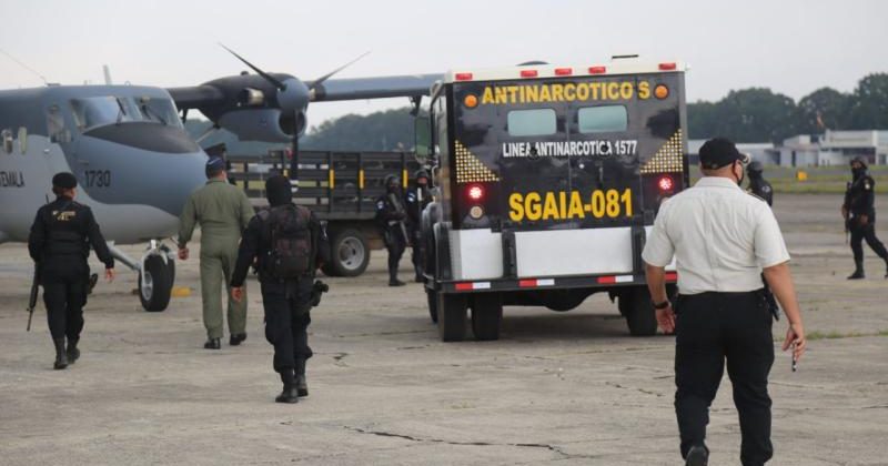 Incautaciones al narcotráfico alcanzan los Q3 mil 850 millones