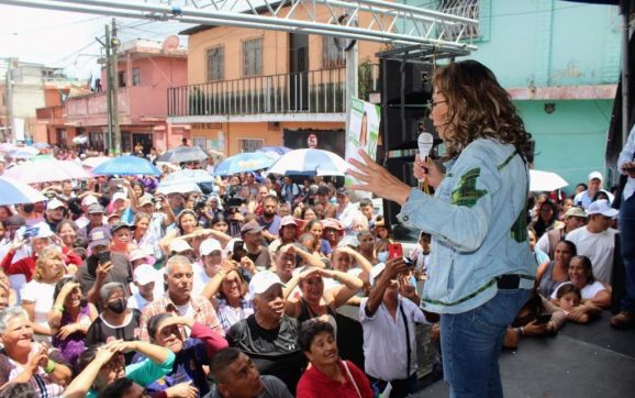 Sandra Torres visita la ciudad de Mixco y lleva un mensaje de esperanza a los Guatemaltecos