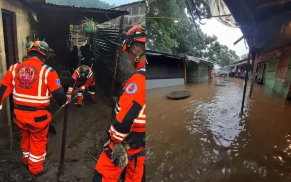 Deslizamientos de tierra e inundaciones: Lluvias afectan a El Tejar y La Antigua Guatemala