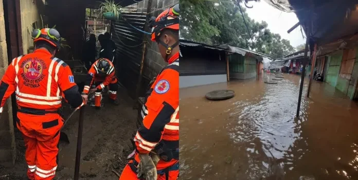 Deslizamientos de tierra e inundaciones: Lluvias afectan a El Tejar y La Antigua Guatemala