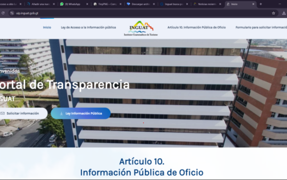 Inguat implementó la Oficina de Transparencia y Probidad