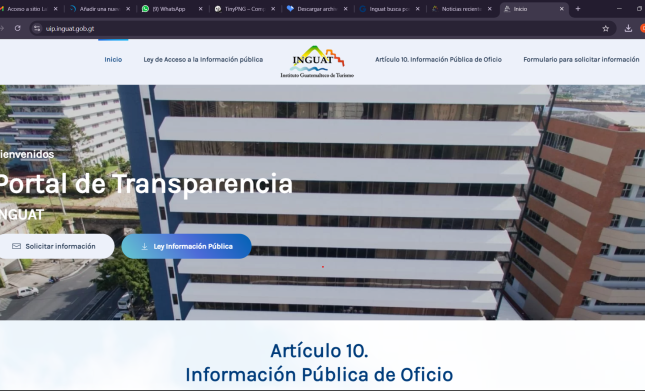 Inguat implementó la Oficina de Transparencia y Probidad