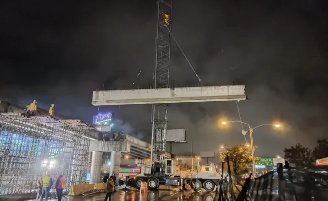 Avanza la construcción del paso a desnivel en calzada Roosevelt