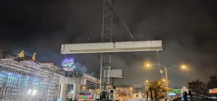 Avanza la construcción del paso a desnivel en calzada Roosevelt