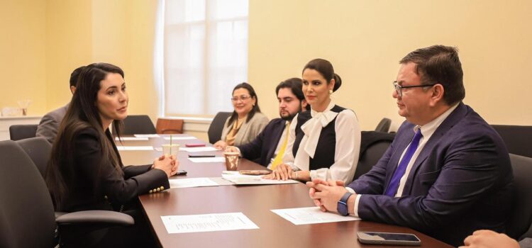 Legisladores salvadoreños de Nuevas Ideas se reúnen con miembros del Caucus El Salvador