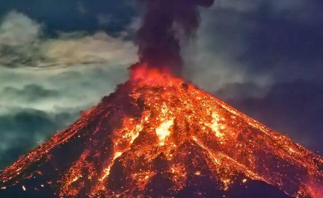 ¡Atención! Estos son los riesgos que corres por actividad del volcán de Fuego