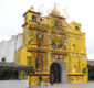 Iglesia de San Andrés Xecul empieza a recobrar su característico colorido