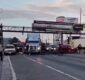 ¡Bloqueo! Continúa la manifestación en ruta al Pacífico
