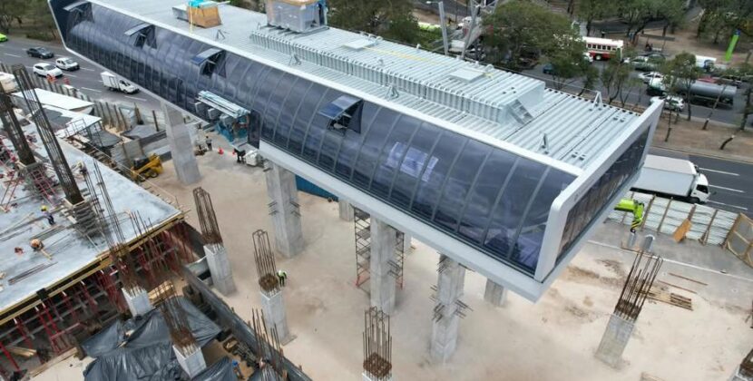 ¡Desde las alturas! Así luce la Estación 4 del AeroMetro